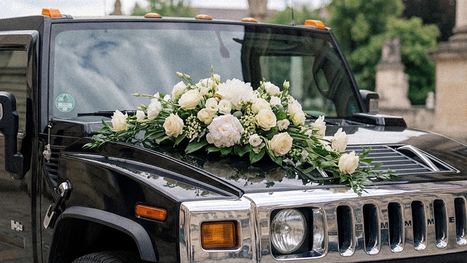 Limousine mit Autodekoration