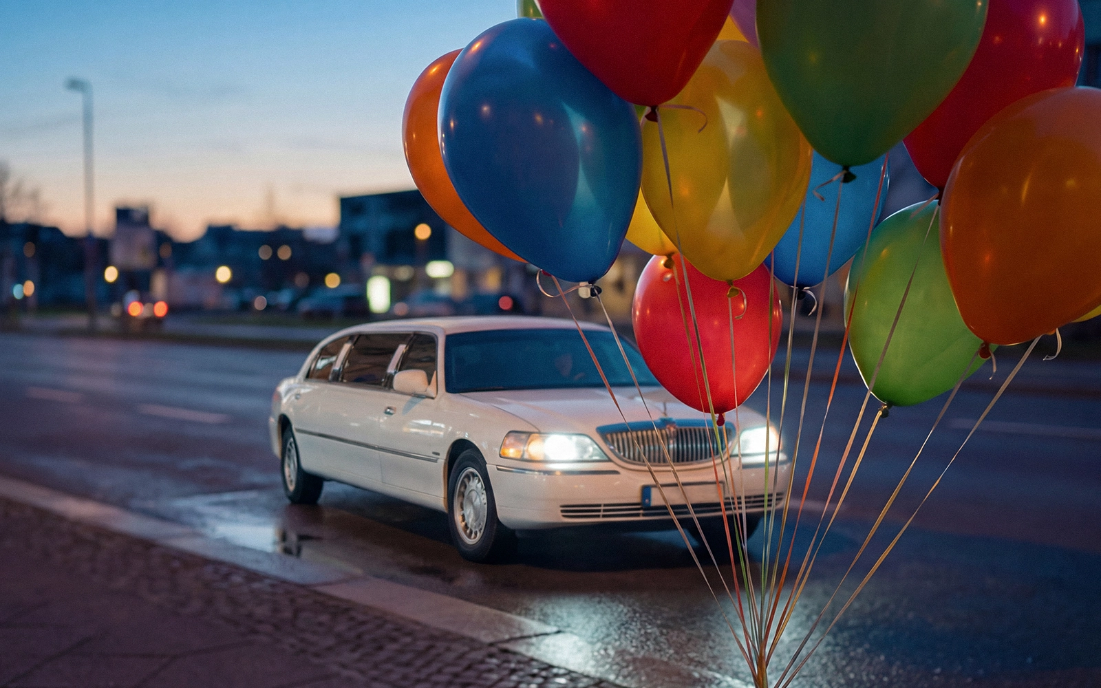 Town Car Stretch-Limousine (White, 8 Pax) – Highlight 2